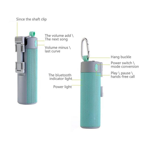 2 in 1 Portable With Stick Bluetooth Speaker